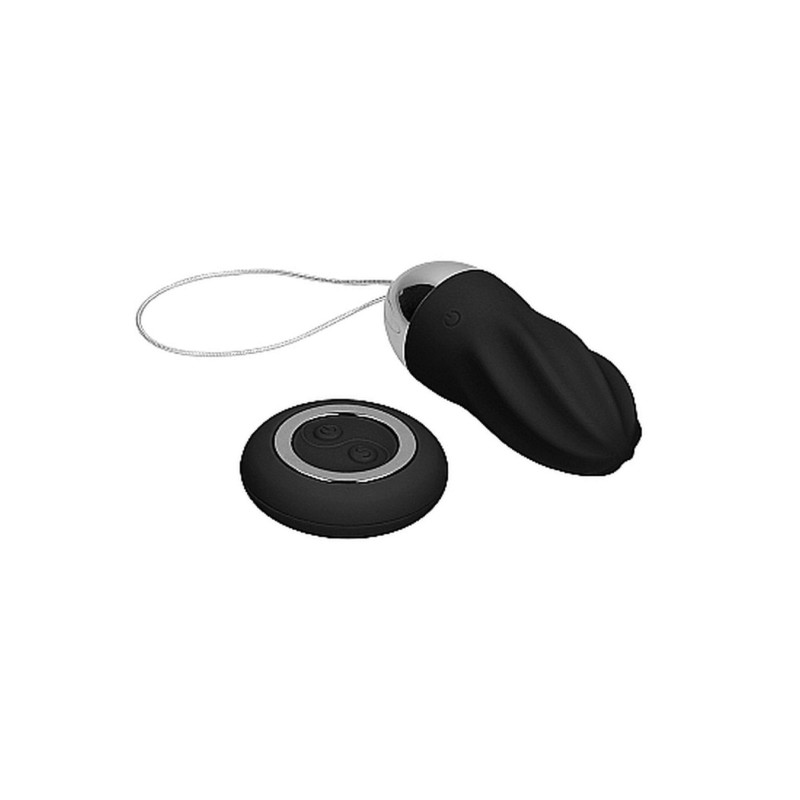 George - Rechargeable Remote Control Vibrating Egg - Black